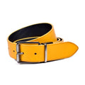 35mm reversible smooth leather belt with nickel buckle | Beltrium