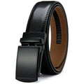 Leather Belt with Concealed Plate Automatic Buckle | Beltrium