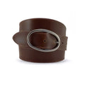 Cinturón de piel Arizona con hebilla oval | Beltrium