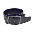 Cinturón reversible piel hebilla broche níquel negro | Beltrium