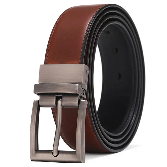 Cinturón reversible símil piel negro y marrón | Beltrium